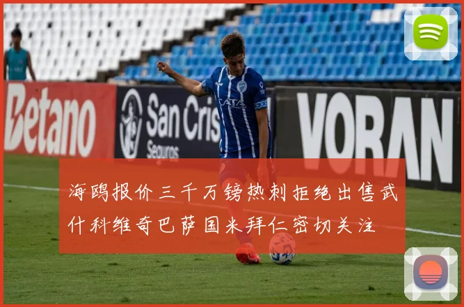 海鸥报价三千万镑热刺拒绝出售武什科维奇巴萨国米拜仁密切关注