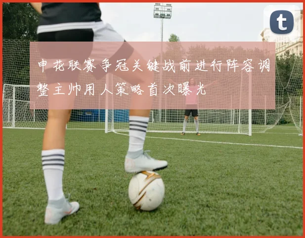 申花联赛争冠关键战前进行阵容调整主帅用人策略首次曝光